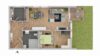 Seniorenhaus Fellbach Oeffingen - helle 2,5 Zimmer Wohnung für Senioren:innen zu vermieten - Hindeburgstr. Grundriss